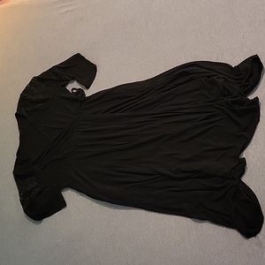 Torrid LBD lace shoulders, pockets